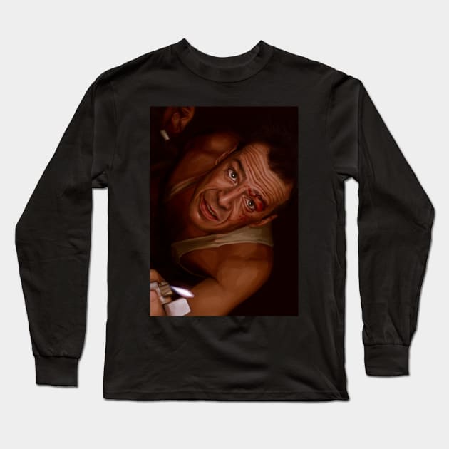 Die Hard Long Sleeve T-Shirt by dmitryb1